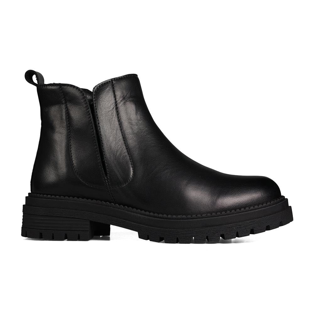 Contemporary Comfort Boots E Fit ASH - Black Leather