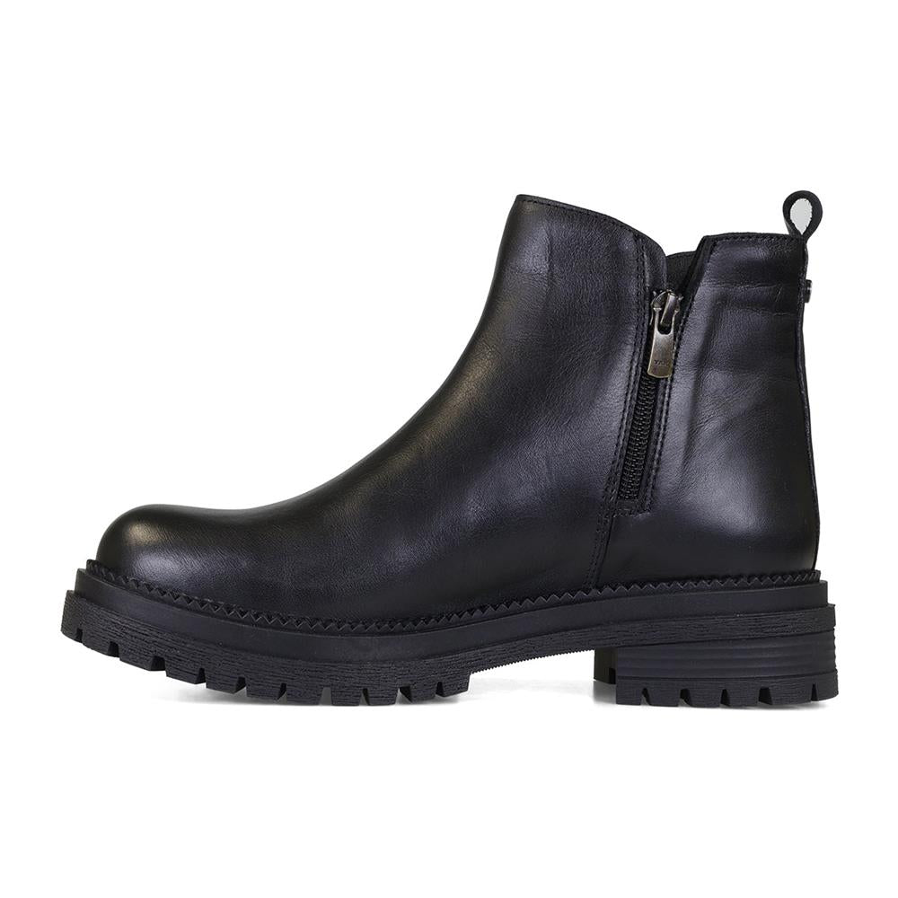Contemporary Comfort Boots E Fit ASH - Black Leather