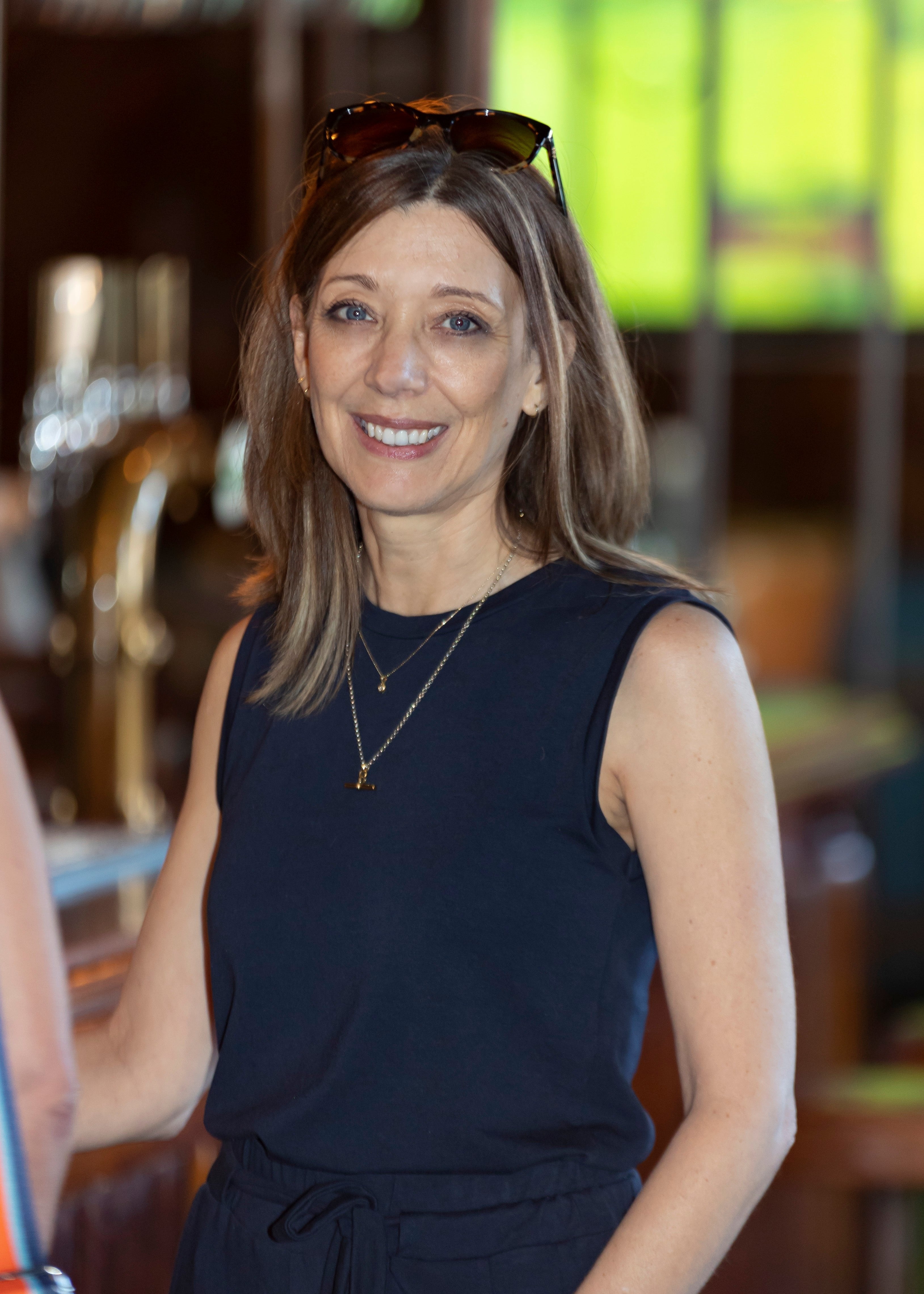 HERO sleeveless top, navy