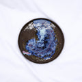 27 cm Nebula Smoked Grey Large Stoneware Handmade Ceramic Dinner Plate - PAPRIKA UK