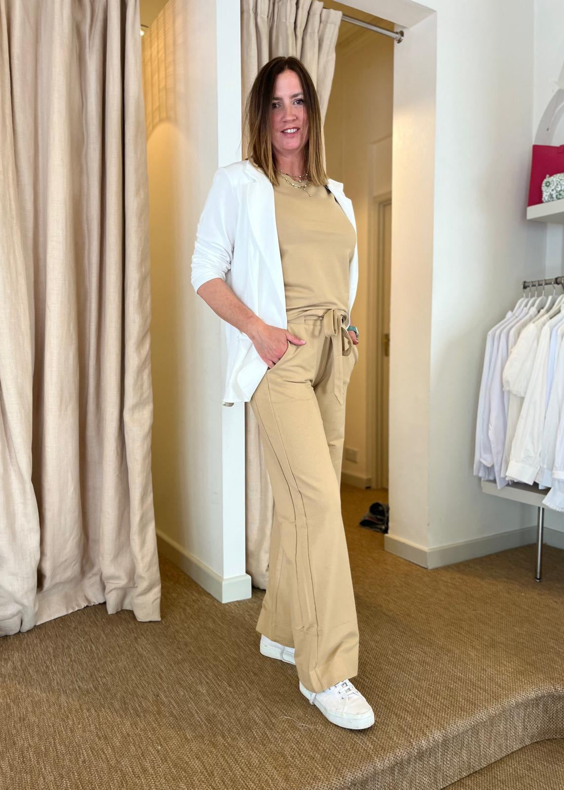 CIRCE soft blazer, warm white