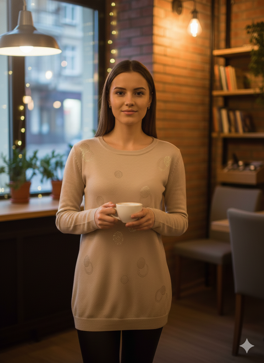 Circle Diamonti Knit