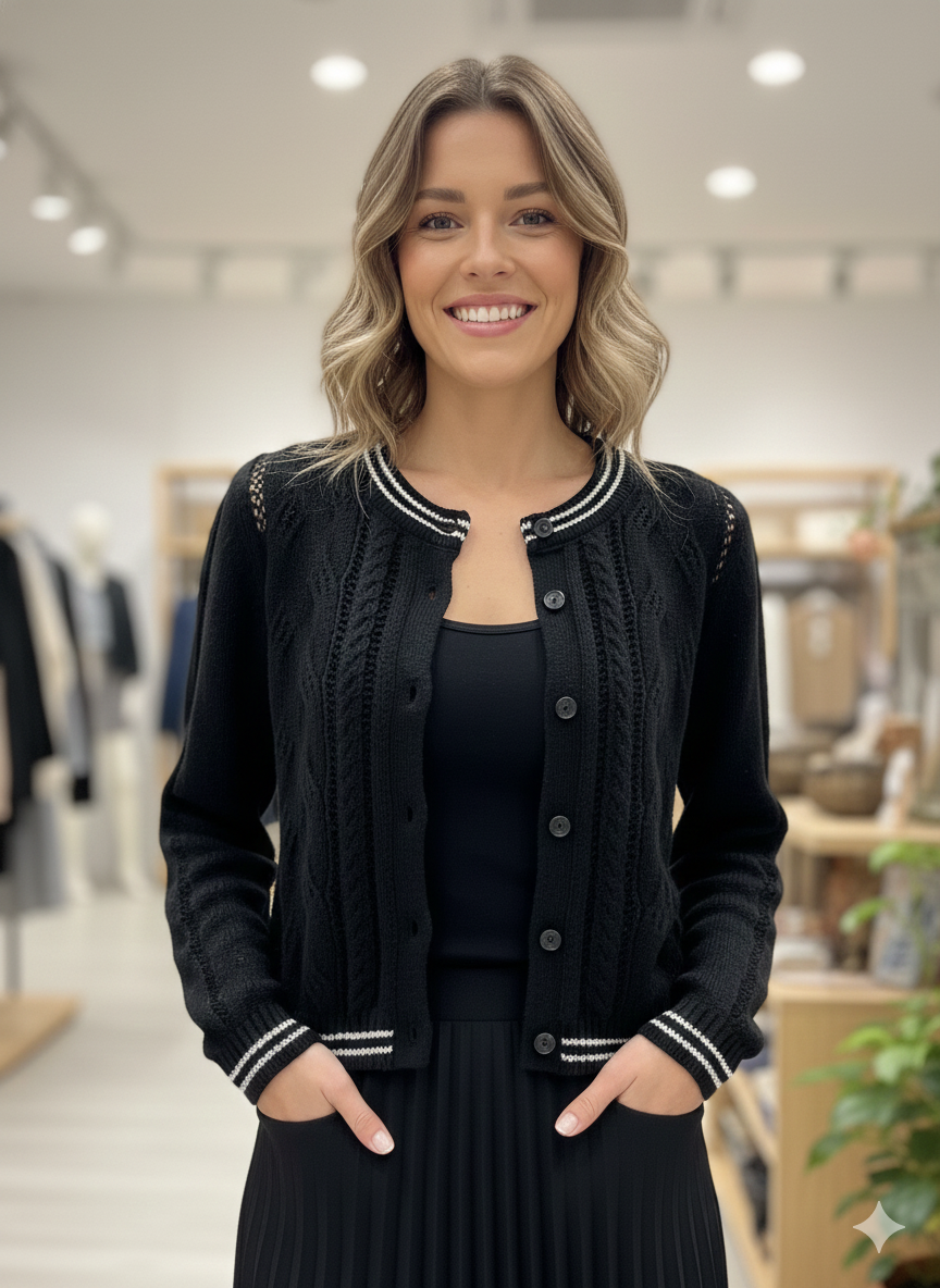 Black Cardigan