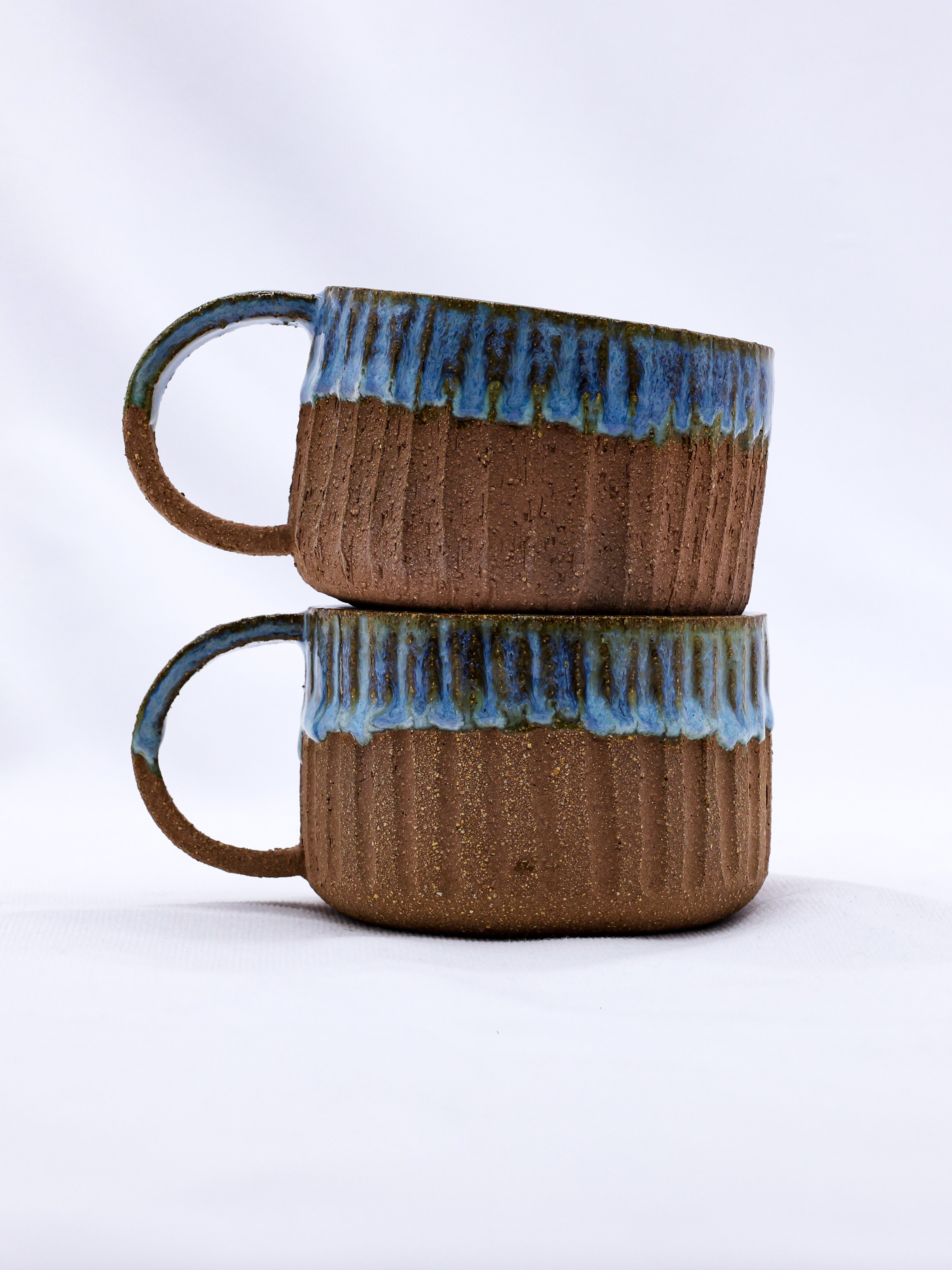 Bluvio Arte Handmade Ceramic Terra Stoneware Mug - PAPRIKA UK