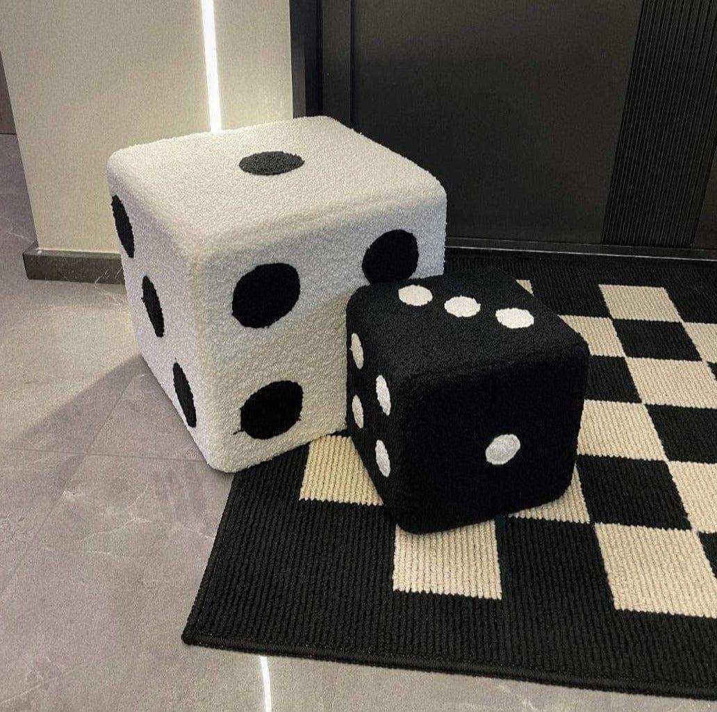 Dice Footstool - PAPRIKA UK
