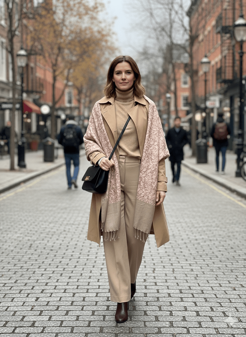 KASHMIRI Silk Embroidered Shawl - PAPRIKA UK