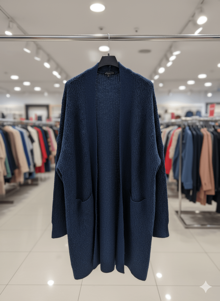 PRELOVED F&F Teal Long Cardigan - PAPRIKA UK