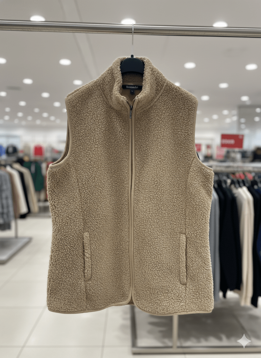 PRELOVED Fleece Gilet - PAPRIKA UK