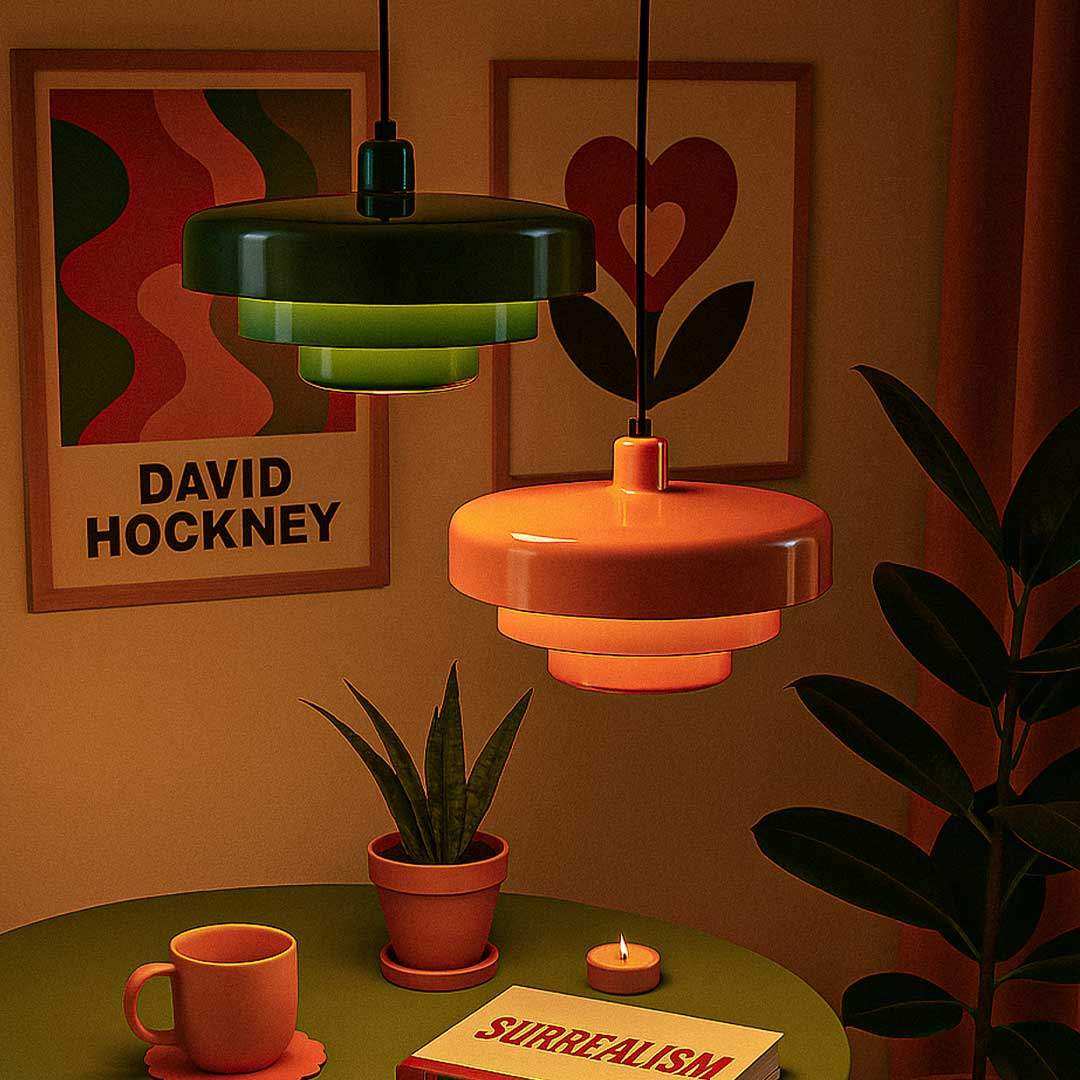 The Retro Pendant Light - PAPRIKA UK