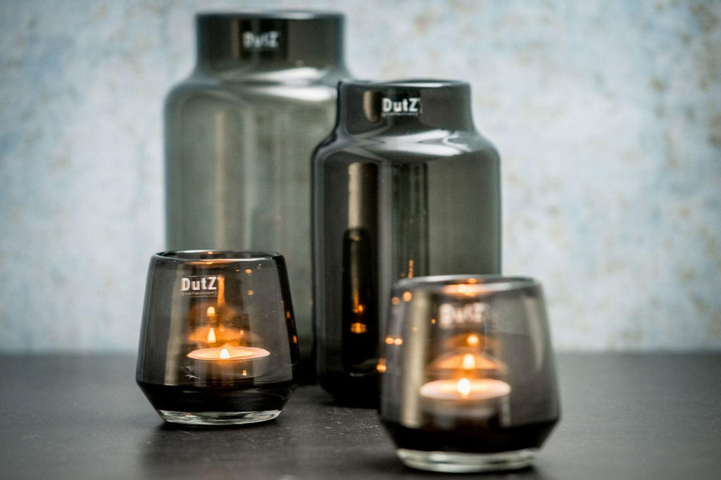VASE NOVA C - H30 D19 cm - SMOKE Colour by DutZ - PAPRIKA UK